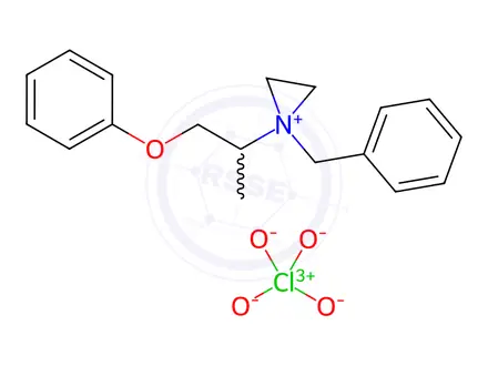 Chemical structure of Phenoxybenzamine Hydrochloride Tertiary amine Impurity