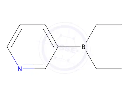 Chemical structure of Diethyl(3-pyridinyl)borane