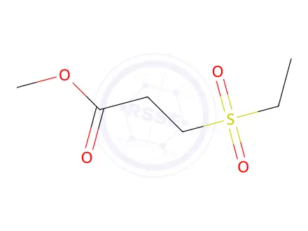Chemical structure of MethoxyÂ­carbonylÂ­ethyl-ethylÂ­sulfoÂ­ne