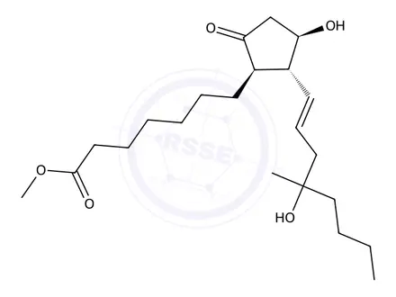 Chemical structure of (Z)-Misoprostol (Mixture of Diastereomers)