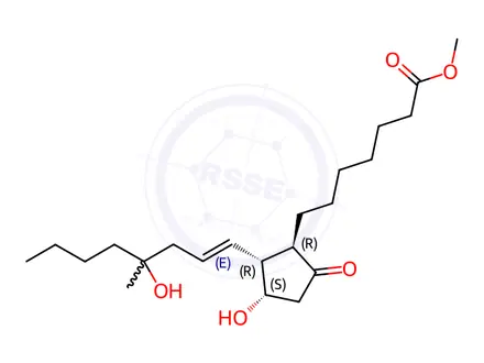 Chemical structure of Misoprostol Impurity 5 (Misoprostol EP Impurity E)(11-epi-Misoprostol)