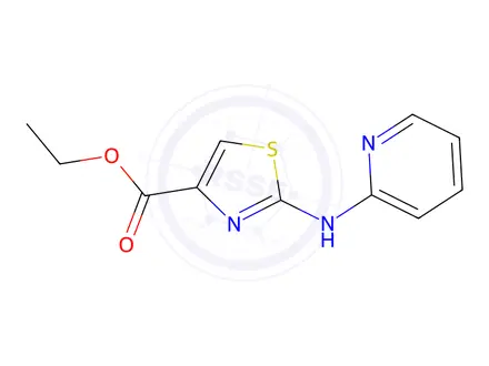 Chemical structure of Ethyl 2-(pyridin-2-ylamino)thiazole-4-carboxylate