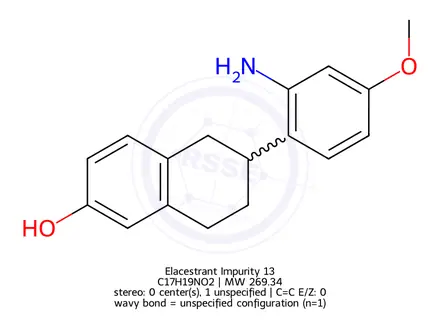 Chemical structure of Elacestrant Impurity 43