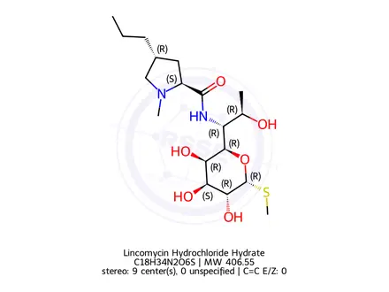 Chemical structure of Lincomycin