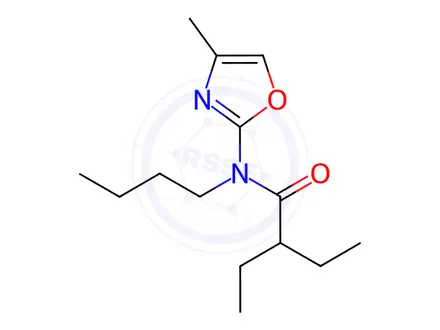 Chemical structure of N-Butyl-2-ethyl-N-(4-methyloxazol-2-yl)butanamide