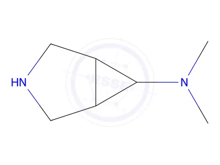 Chemical structure of N,N-Dimethyl-3-azabicyclo[3.1.0]hexan-6-amine