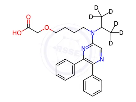 Chemical structure of Selexipag Metabolite ACT-333679-d6