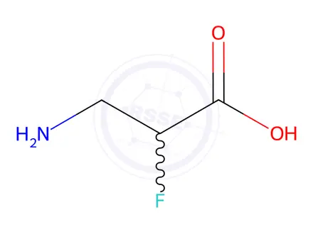 Chemical structure of a-Fluoro-b-alanine