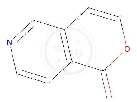 Chemical structure of 1H-Pyrano[4,3-c]pyridin-1-one(9CI)