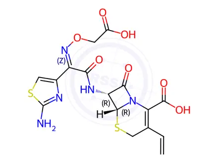 Chemical structure of Cefixime