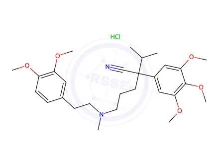 Chemical structure of Methoxyverapamil hydrochloride