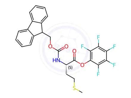 Chemical structure of FMOC-MET-OPFP