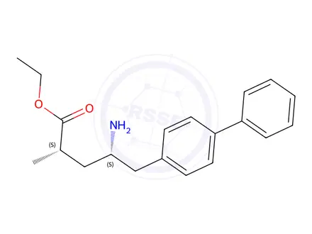 Chemical structure of Sacubitril impurity 56