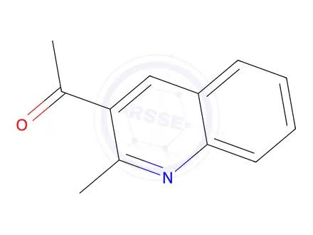 Chemical structure of 3-Acetyl-2-methylquinoline