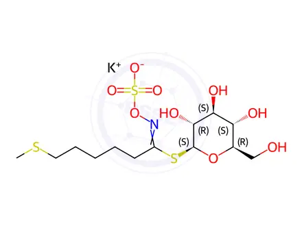 Chemical structure of Glucoberteroin potassium salt