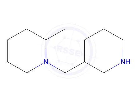 Chemical structure of 2-Methyl-1-[(piperidin-3-yl)methyl]piperidine