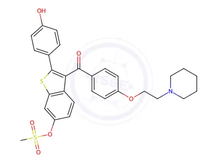 Chemical structure of Raloxifene Impurity 19