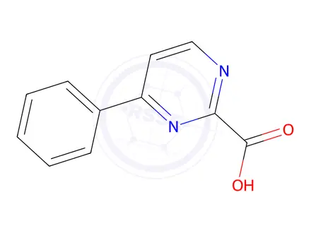 Chemical structure of 4-Phenylpyrimidine-2-carboxylic Acid