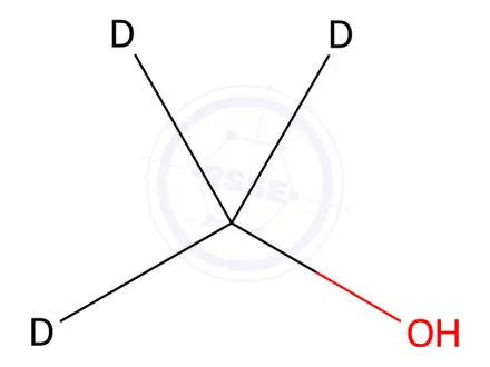 Chemical structure of METHANOL D3