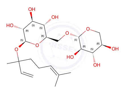Chemical structure of neohancoside A