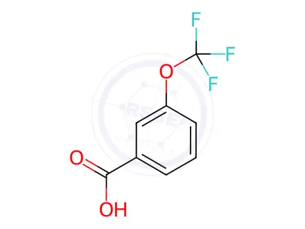 Chemical structure of 3-(Trifluoromethoxy)benzoic acid