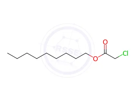 Chemical structure of Acetic acid, 2-chloro-,nonyl ester