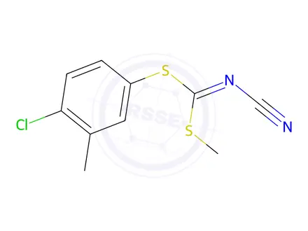Chemical structure of (4-CHLORO-3-METHYLPHENYL) METHYL CYANOCARBONIMIDODITHIOATE