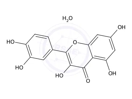 Chemical structure of Quercetin Hydrate