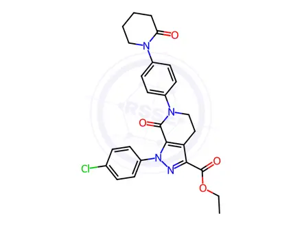 Chemical structure of Apixaban Impurity S4