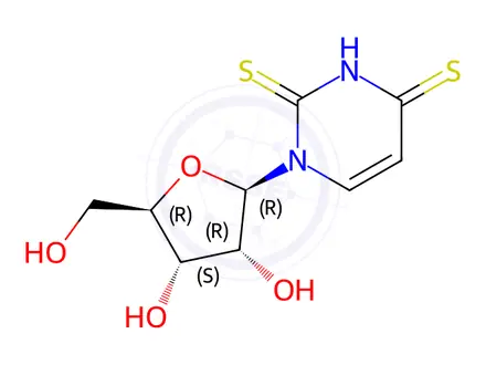 Chemical structure of 2,4-Dithiouridine