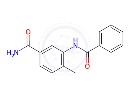 Chemical structure of Benzamide, 3-(benzoylamino)-4-methyl-(9CI)