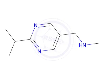 Chemical structure of methyl({[2-(propan-2-yl)pyrimidin-5-yl]methyl})amine