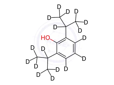 Chemical structure of Propofol Impurity 126