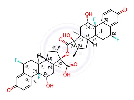 Chemical structure of Fluticasone Propionate Impurity 70