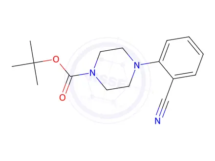 Chemical structure of 1-Boc-4-(2-cyanophenyl)piperazine