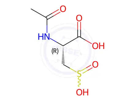 Chemical structure of Acetylcysteine Impurity 3