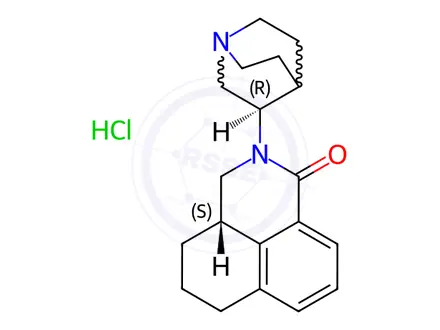 Chemical structure of (S,R)-Palonosetron HCl