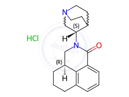 Chemical structure of (R,S)-Palonosetron HCl