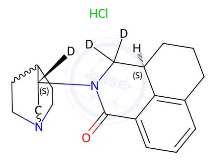 Chemical structure of (S,S)-Palonosetron-d3 Hydrochloride