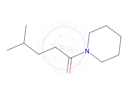 Chemical structure of 4-methyl-1-(piperidin-1-yl)pentan-1-one