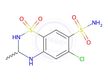 Chemical structure of Hydrochlorothiazide Impurity 128