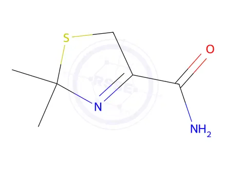 Chemical structure of 4-Thiazolecarboxamide,2,5-dihydro-2,2-dimethyl-(9CI)