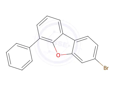 Chemical structure of 3-Bromo-6-phenyldibenzo[b,d]furan