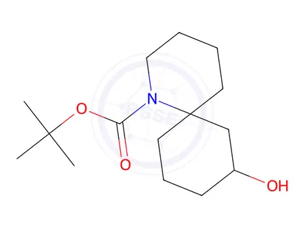 Chemical structure of Tert-butyl 8-hydroxy-1-azaspiro[5.5]Undecane-1-carboxylate