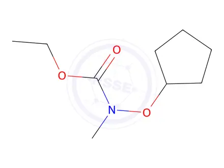 Chemical structure of Carbamic acid, (cyclopentyloxy)methyl-, ethyl ester (9CI)