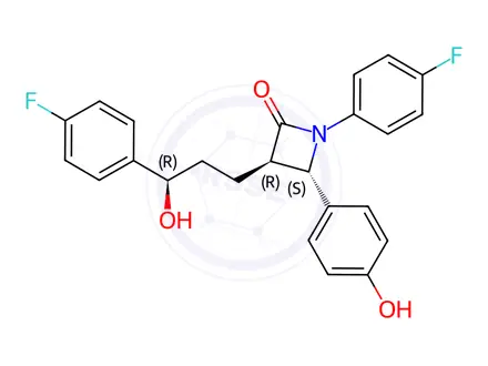 Chemical structure of Ezetimibe (RRS)-Isomer