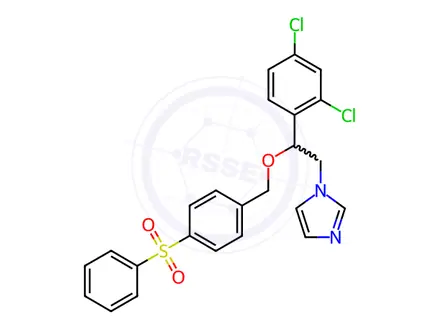 Chemical structure of Fenticonazole Nitrate Impurity 3 Monomer (Fenticonazole Nitrate EP Impurity C Monomer)