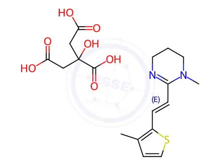 Chemical structure of Morantel citrate