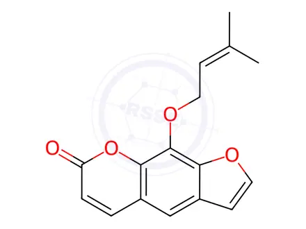 Chemical structure of Imperatorin