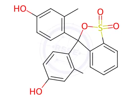 Chemical structure of m-Cresol purple